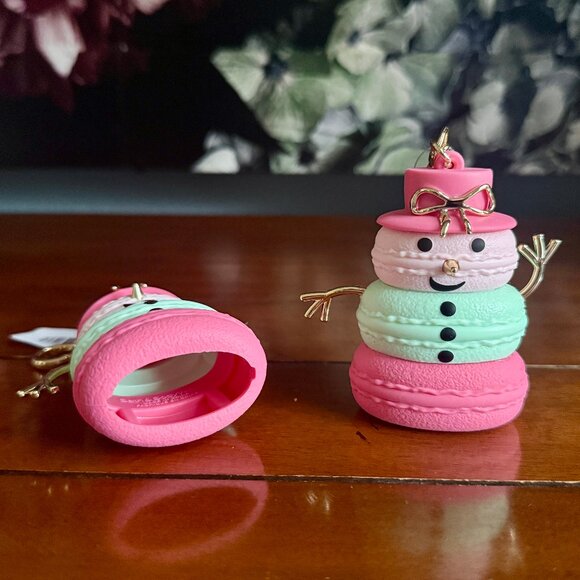 NEW 2-Pc Pastel Macaron Snowman PocketBac Holder Holiday 2025 Bath & Body Works - Picture 3 of 4